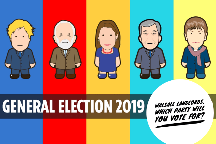 Walsall Landlords, Which Party Will You Vote For In The 2019 General Election?